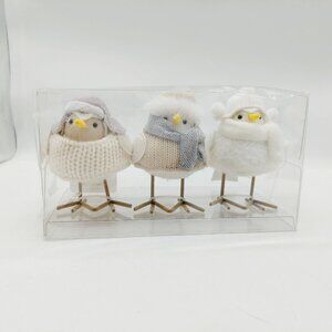 Target Wondershop Featherly Friends 3 Pack Mini Christmas Fabric Birds 2023
